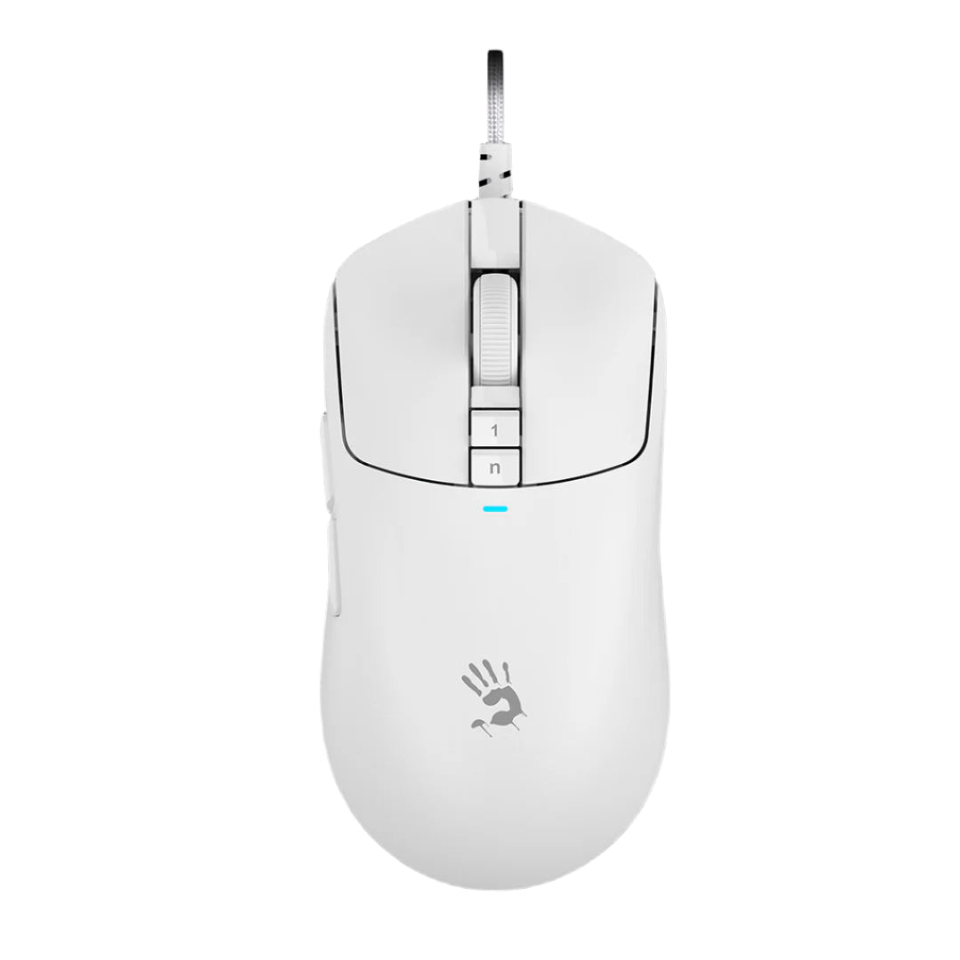 Bloody W72 Ultra Lightweight Wired Gaming Mouse White - 1