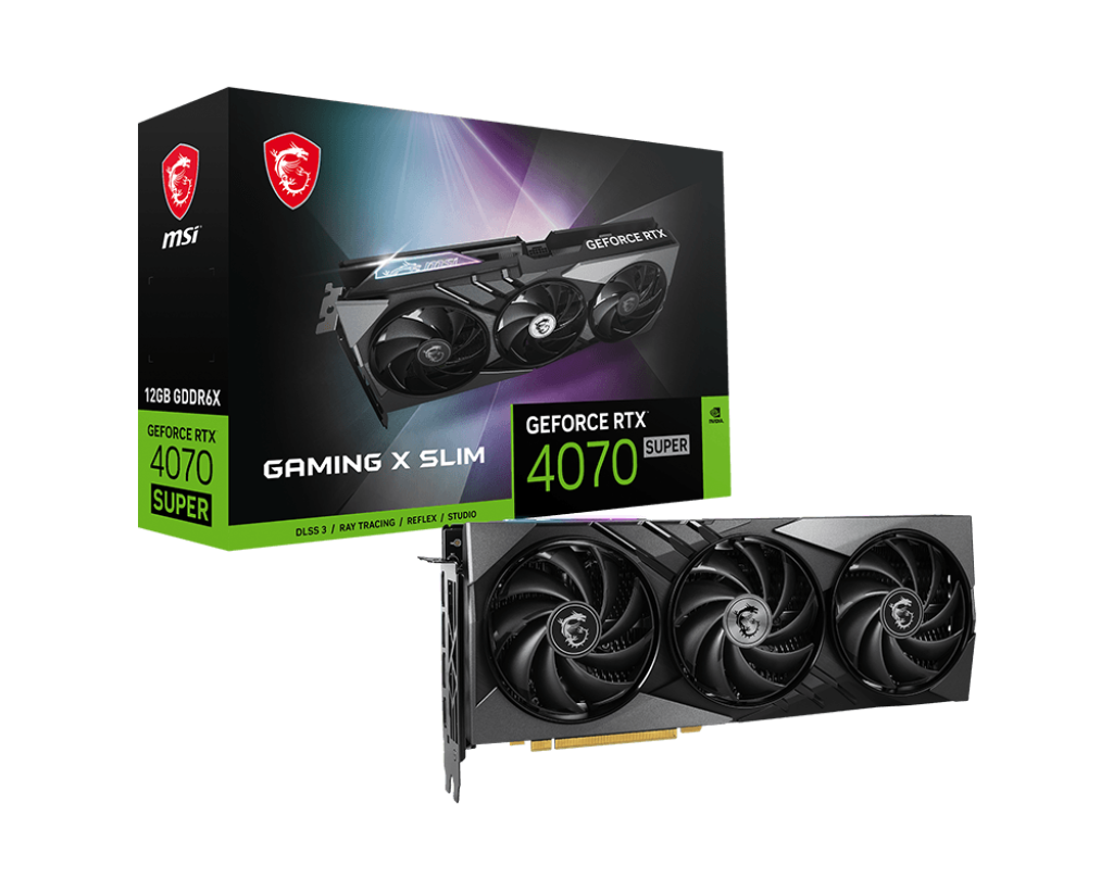 كارت شاشة MSI Gaming X Slim GeForce RTX 4070 Super 12GB GDDR6X - 1