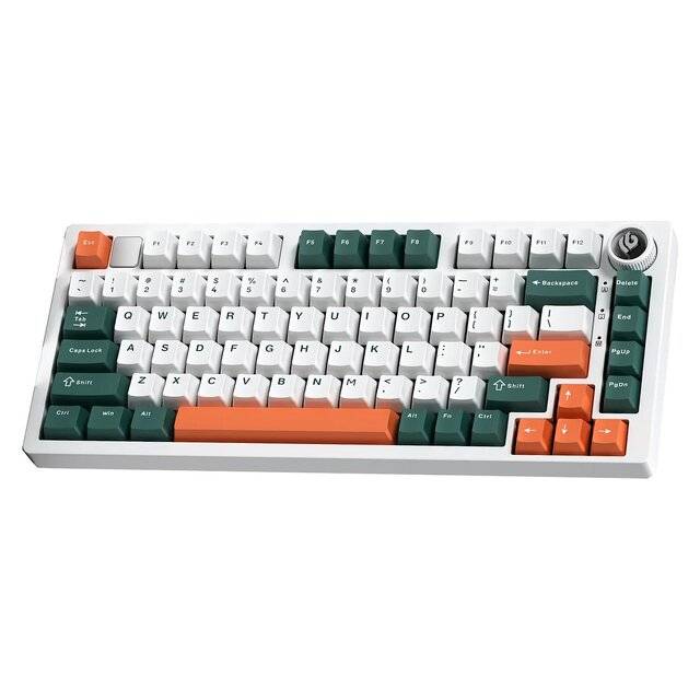 كيبورد Leobog Hi75C 75% ميكانيكي قابل للتبديل Dual-Mode RGB أبيض - 1