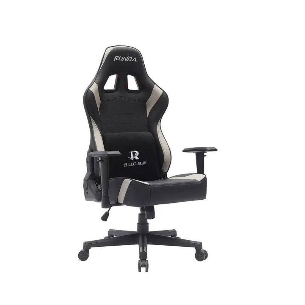 قيمنق تشير Runda RD-1009 مع مسند قدم Black/Grey - 1