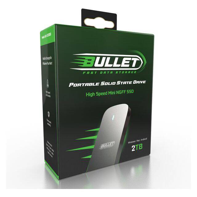 Bullet 2TB USB 3.2 External SSD - 1