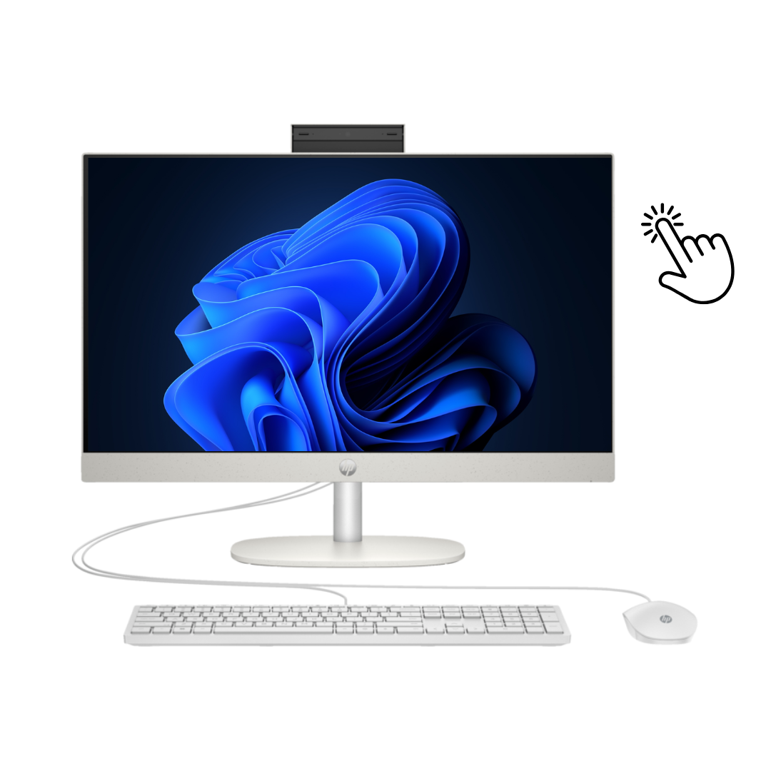كومبيوتر HP 24-CR0323NH i5-1335U 8GB/512GB SSD Intel Iris Xe Graphics أبيض - 1