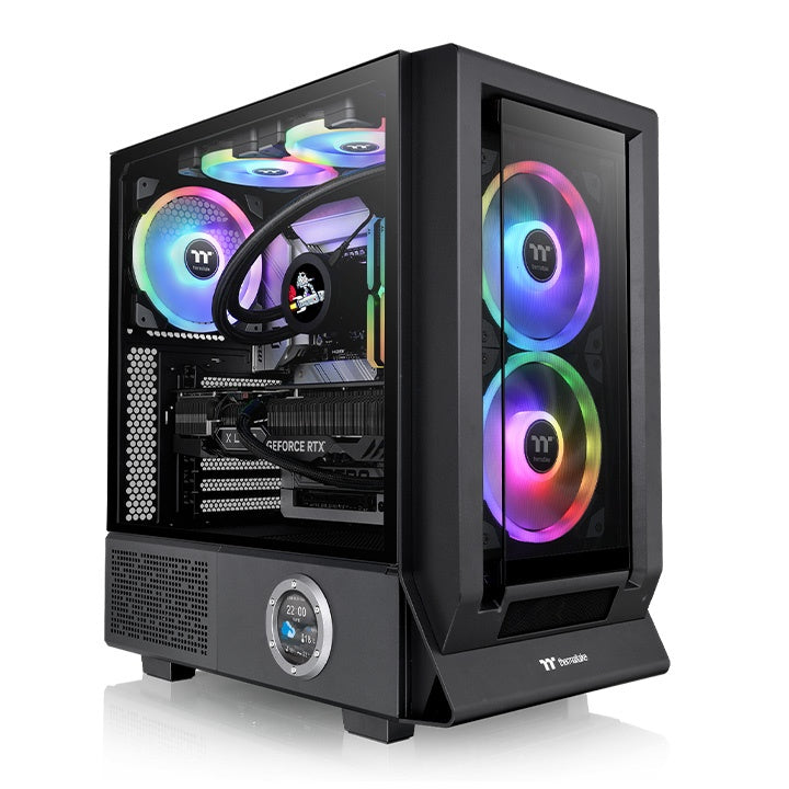 كيس Thermaltake Ceres 350 MX Mid-Tower E-ATX أخضر زجاجي Tempered Glass ARGB - 1