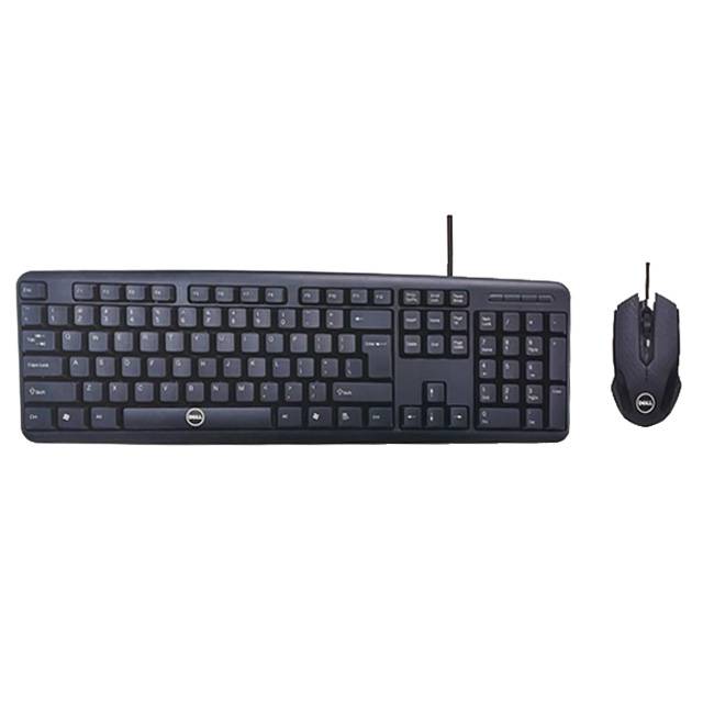 Dell KM300C Wired Keyboard + Mouse Combo Black - 1