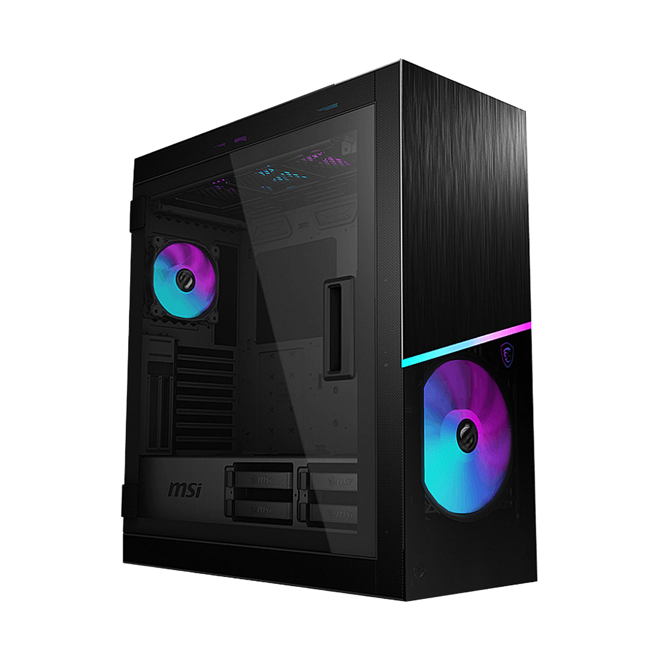 كيس MSI MPG SEKIRA 500X Full-Tower ATX أسود زجاج مقسى - 1