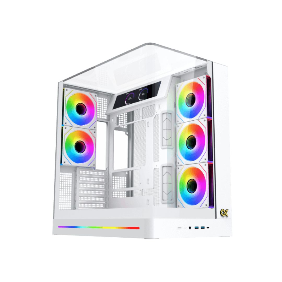Xigmatek Pano II Mid-Tower ATX Case White - 1