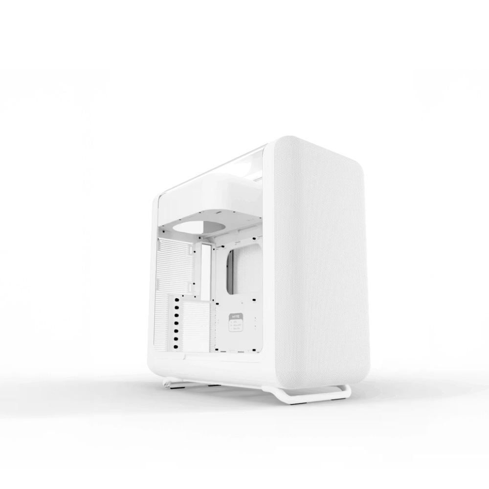 HYTE X50 Mid-Tower Case Snow White Tempered Glass - 1