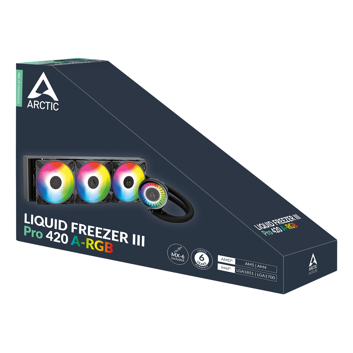 Arctic Liquid Freezer III Pro 420mm AIO Liquid Cooler Black ARGB - 1