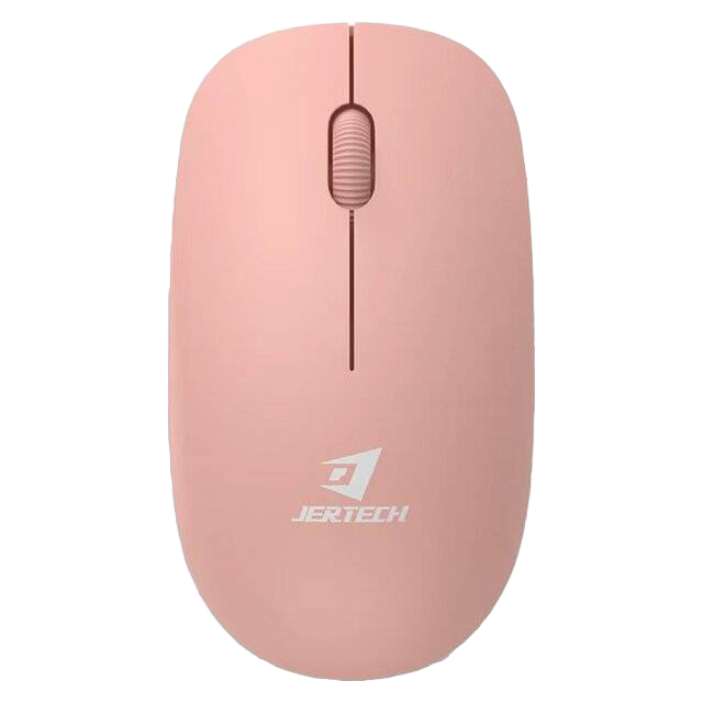 Jertech JR8 Wireless Mouse 2400 DPI - Pink - 1