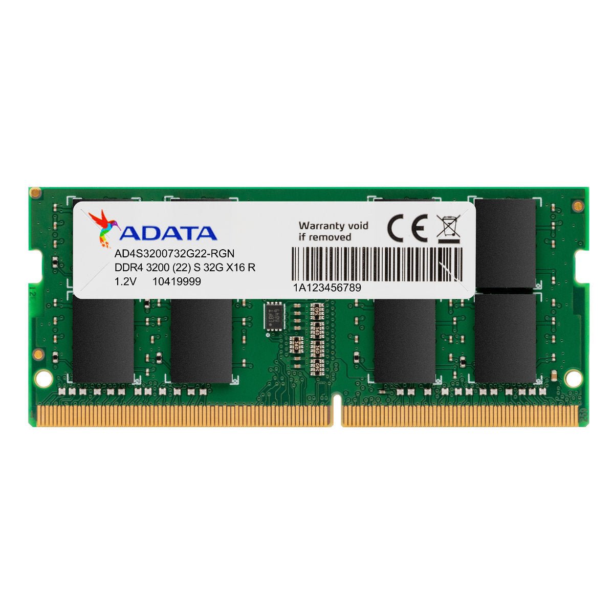 رام ADATA Premier DDR4 32GB 3200MHz SO-DIMM - 1