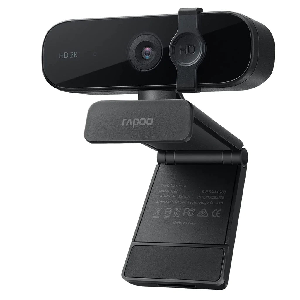 Rapoo XW2K 2560x1440 85° Wide-Angle USB Webcam - 1