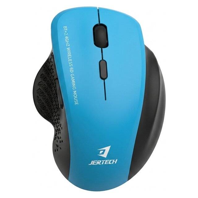 ماوس Jertech W500 2400 DPI لاسلكي أسود - 1