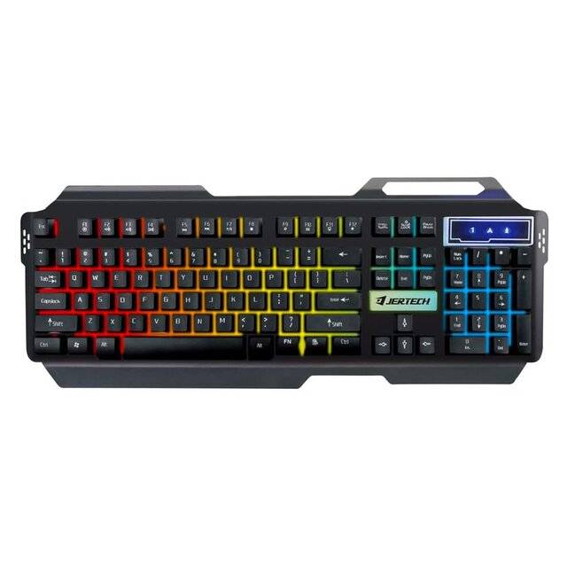 كيبورد Jertech K909 فول سايز ميكانيكي USB-C أسود - 1