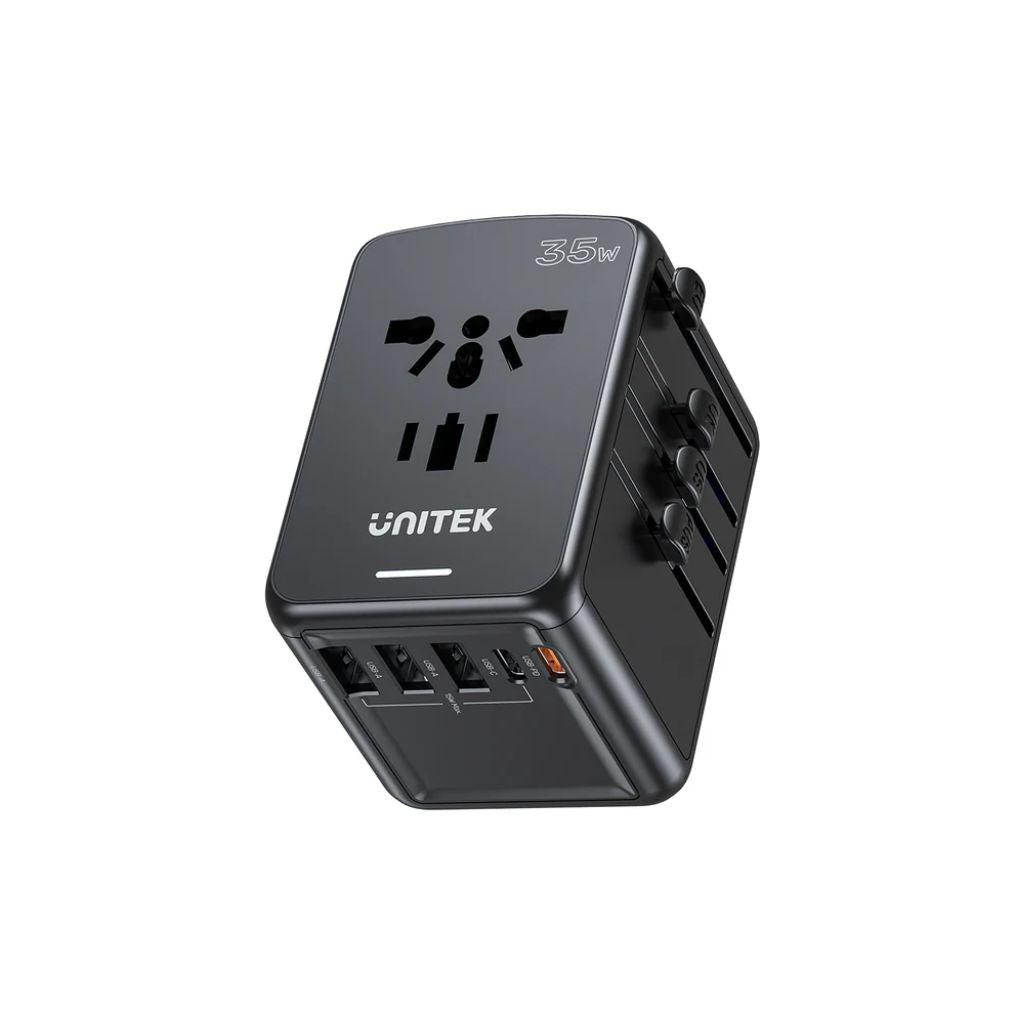اكسسوار UNITEK 35W 5 منافذ أسود - 1