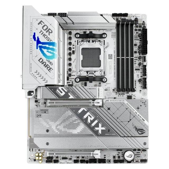 لوحة أم ASUS ROG Strix X870-A Gaming WiFi AM5 ATX DDR5 أبيض - 1
