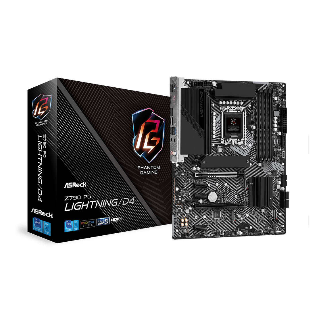 ASRock Z790 PG Lightning D4 LGA1700 ATX Motherboard - 1