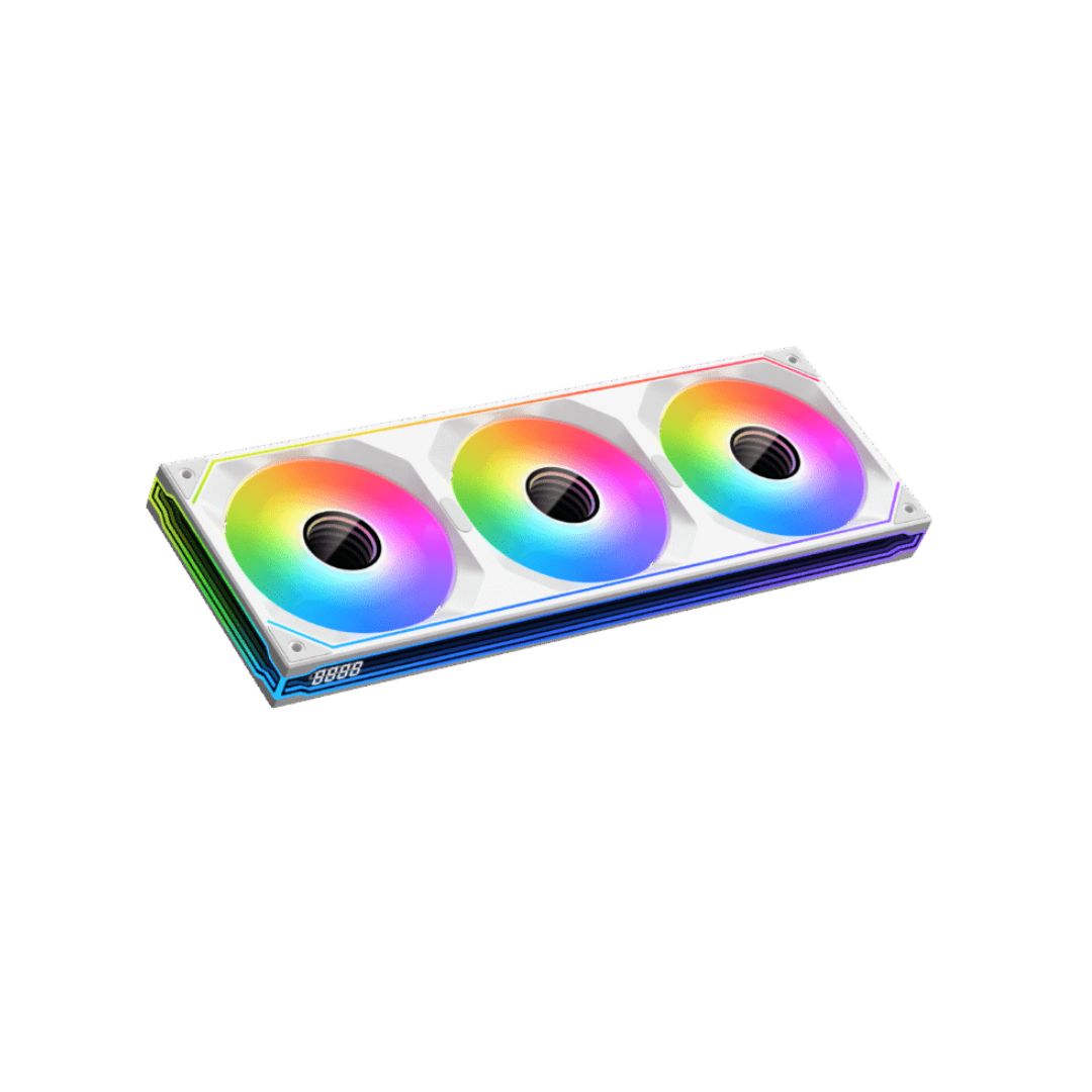 مبرد Xigmatek Infinity SF360 360mm AIO سائل أبيض - 1