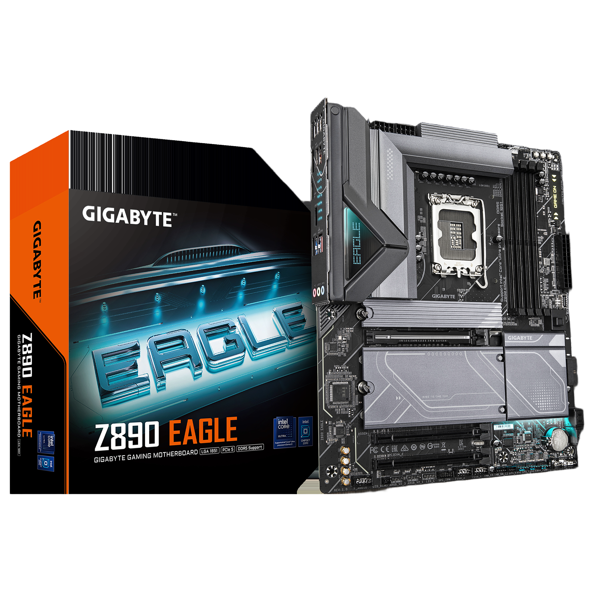 Gigabyte Z890 EAGLE WIFI7 Intel Z890 LGA1851 ATX Motherboard - 1