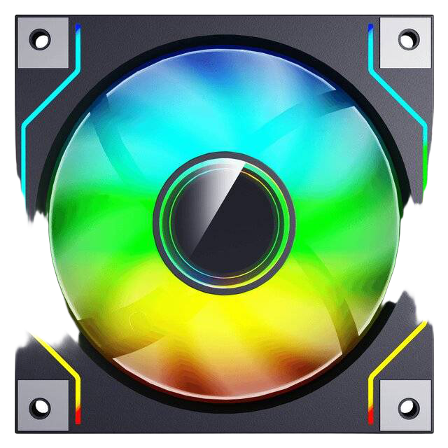 DarkFlash DM20 120mm PWM ARGB Case Fan Black - 1