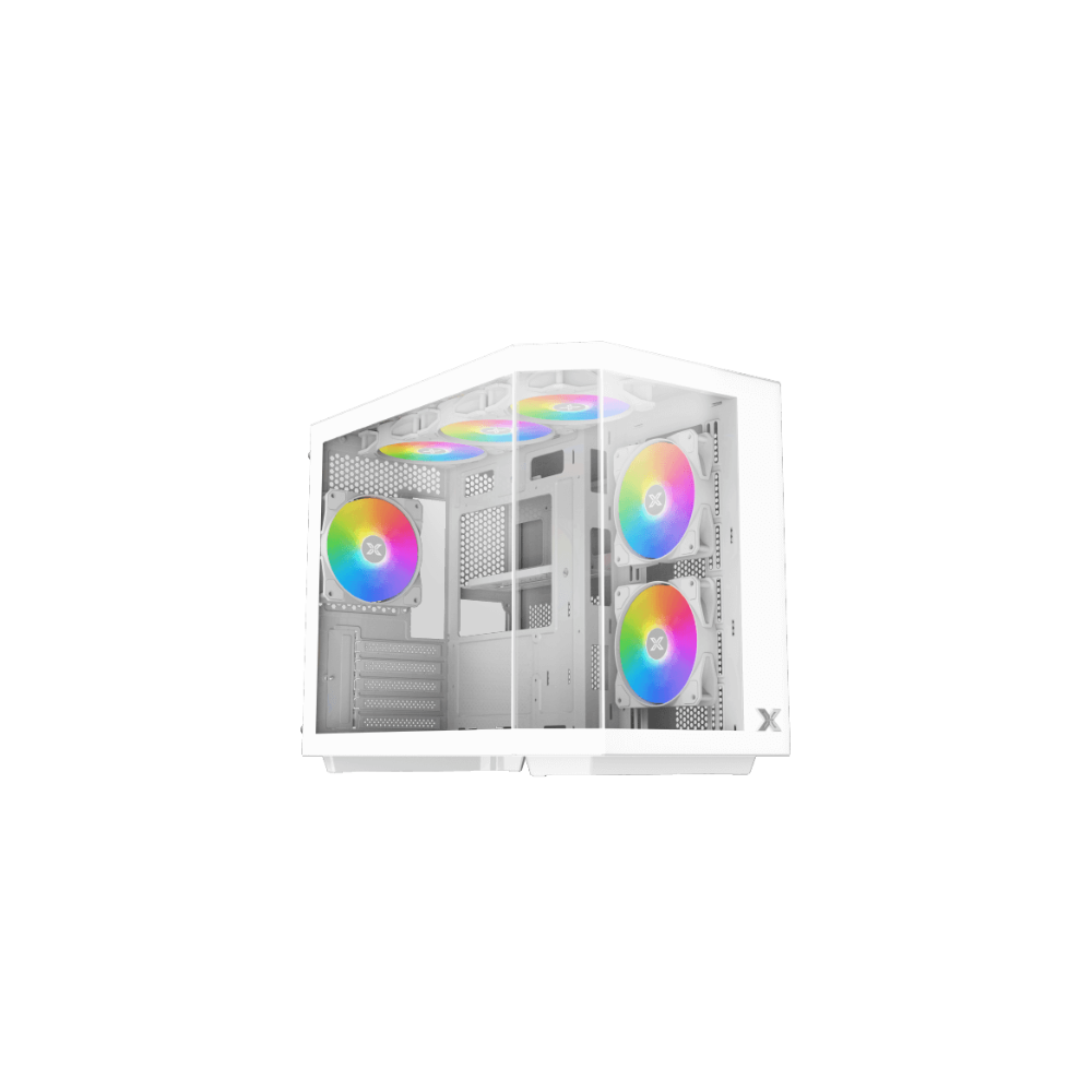 كيس Xigmatek Arctic Cubi M Mini-Tower Micro-ATX Mini-ITX أبيض - 1