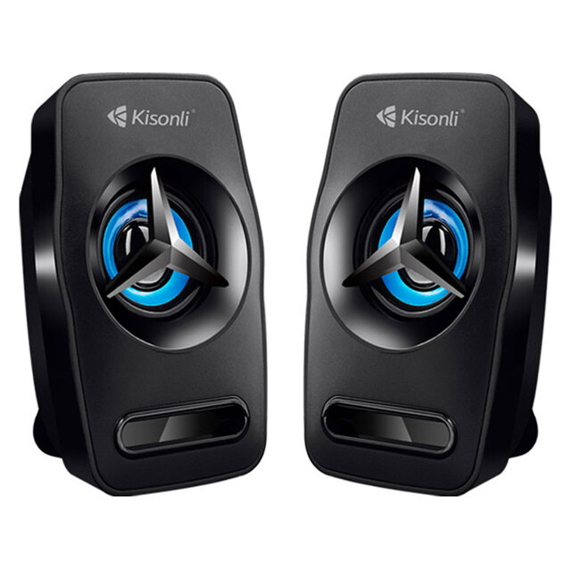 سبيكر Kisonli L-3030 2.0 قناة 3W بلوتوث أسود - 1
