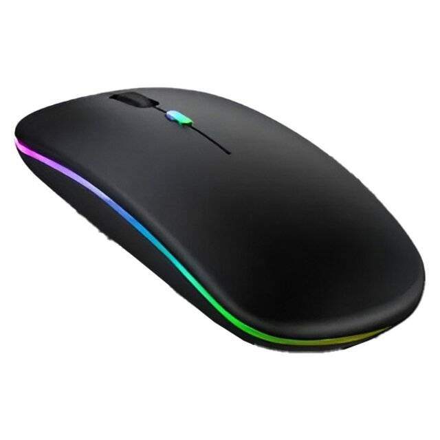 ماوس Jertech JR3 1600 DPI Dual Mode لاسلكي أسود - 1