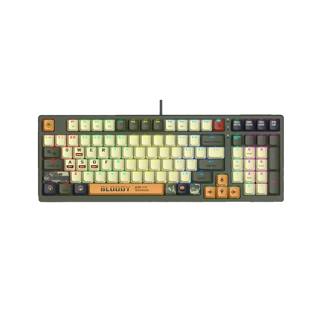 Bloody S98 Aviator RGB Wired Mechanical Keyboard Gaming - 1