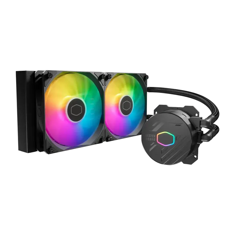 مبرد Cooler Master Core 240mm AIO سائل ARGB أسود - 1