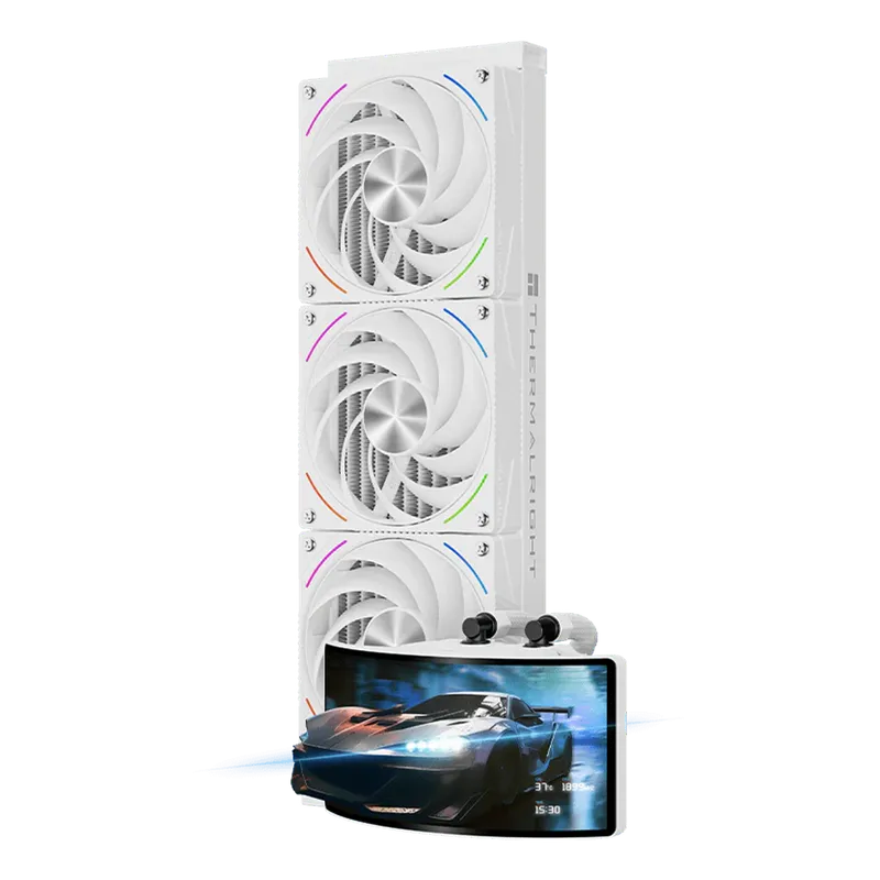 Thermalright Rainbow Vision 360mm AIO Liquid Cooler ARGB White - 1