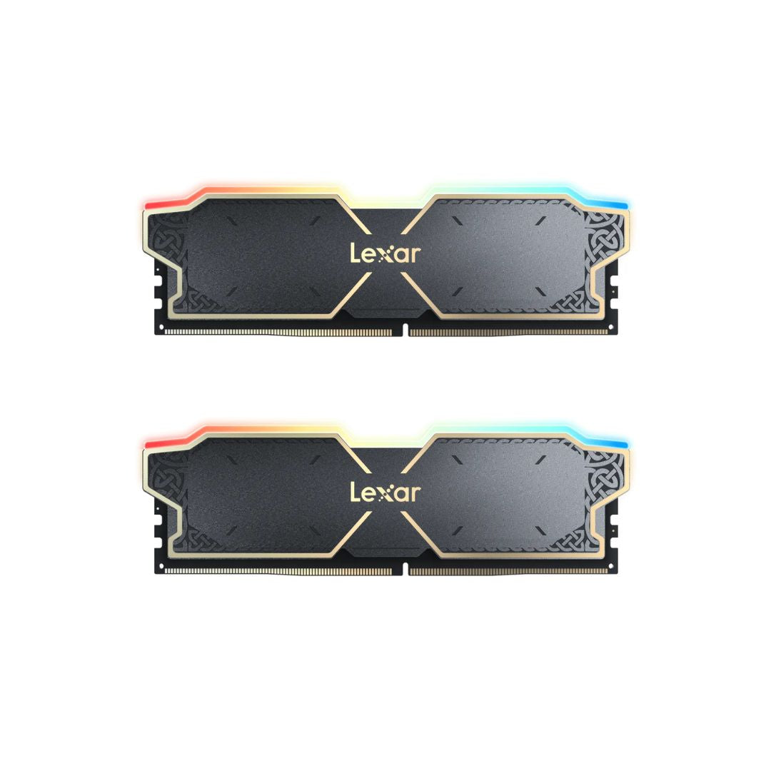 رام Lexar Thor RGB DDR5 32GB (2x16GB) 6000MHz أسود - 1