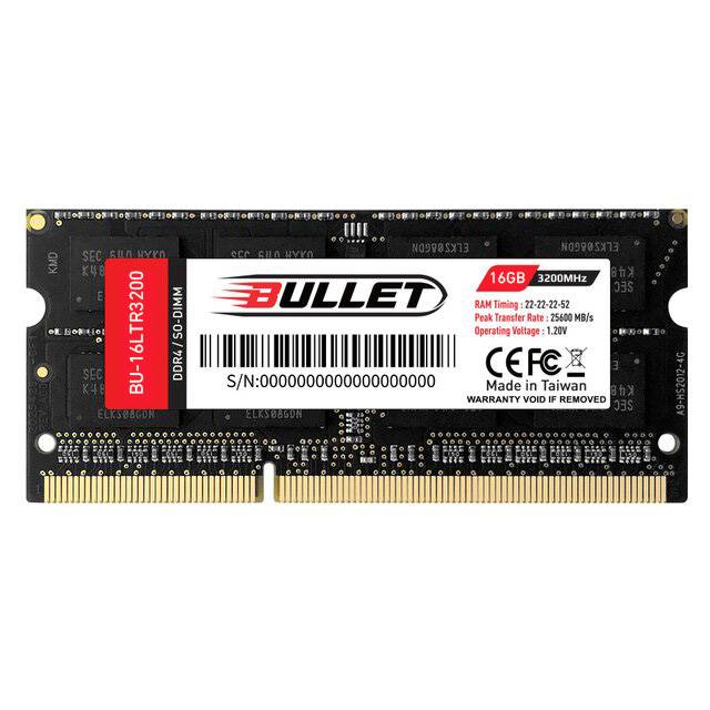 Bullet DDR4 16GB 3200MHz Laptop RAM - 1