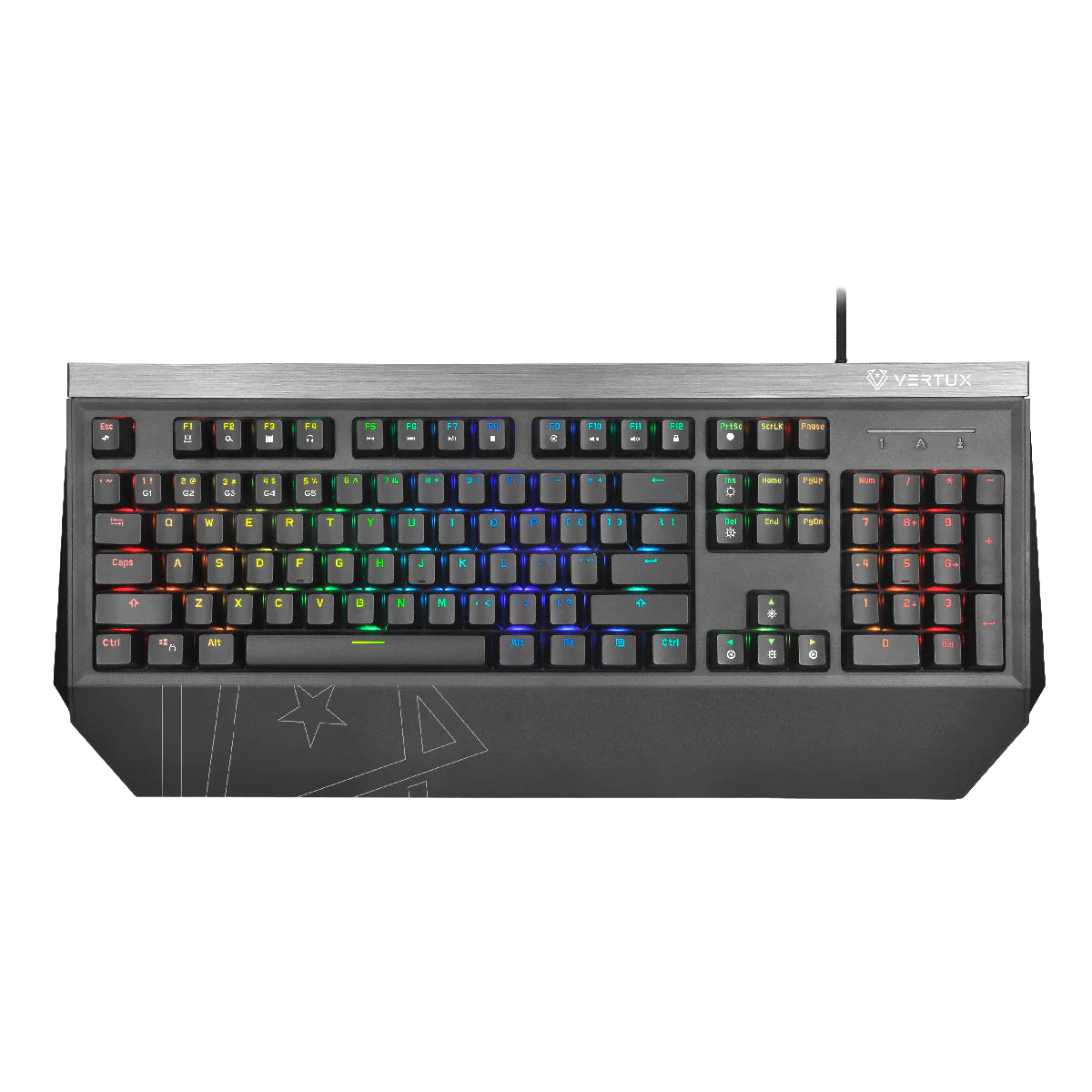 Vertux Tantalum Pro Mechanical Gaming Keyboard Wired RGB - 1