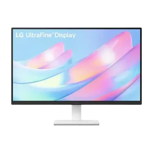 LG 27″ 3840x2160 60Hz IPS Monitor White - 1