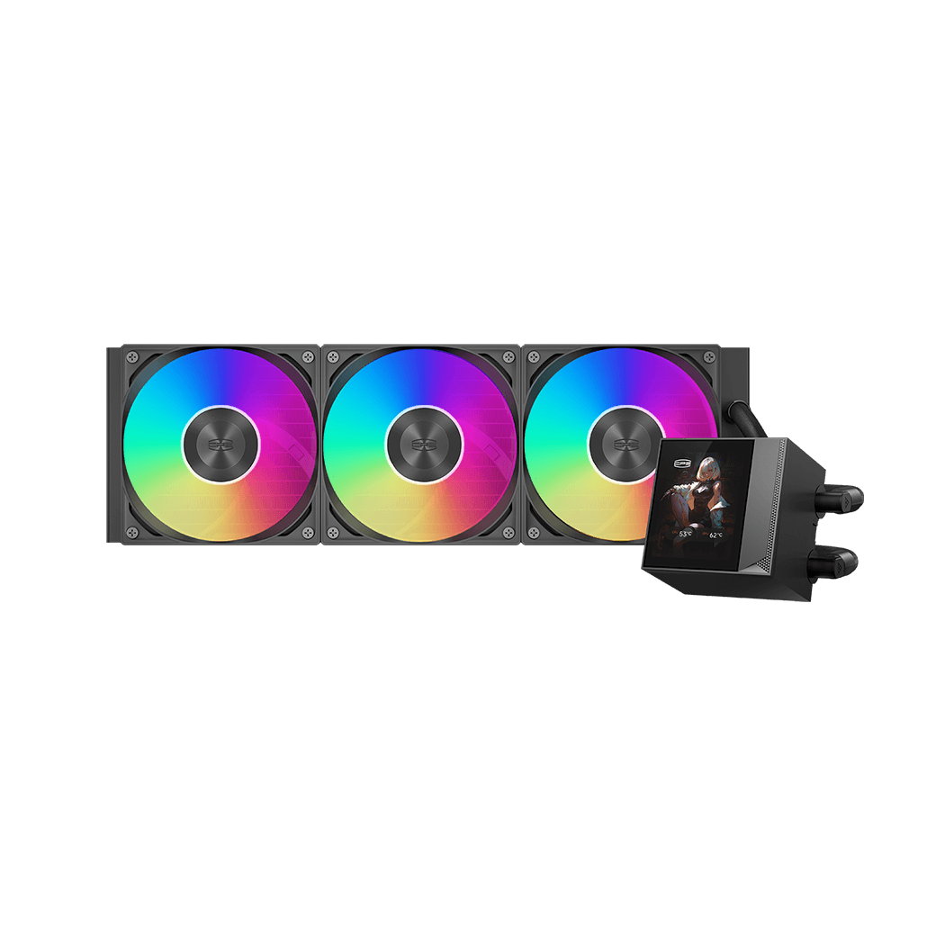 Pccooler CPS Pro 360mm AIO Liquid Cooler 310W ARGB Black - 1