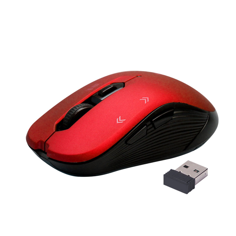 ماوس Promate Slider 1600 DPI لاسلكي أحمر - 1