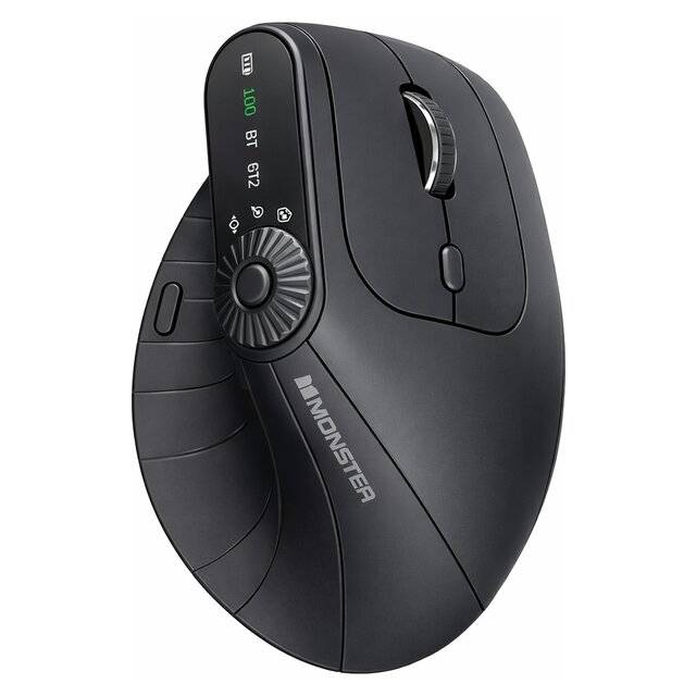 ماوس Monster Airmars M2 Pro 2400 DPI Dual-Mode رمادي - 1