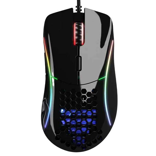 Glorious Model D Gaming Mouse Wired Glossy Black 3200 DPI - 1