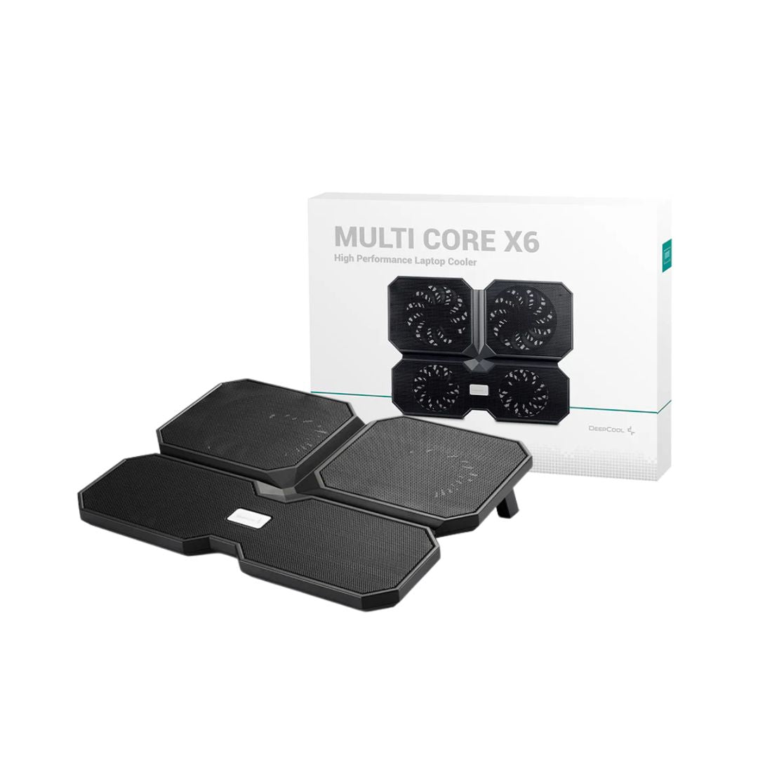 DeepCool Multi Core X6 Laptop Cooling Pad RGB Black - 1