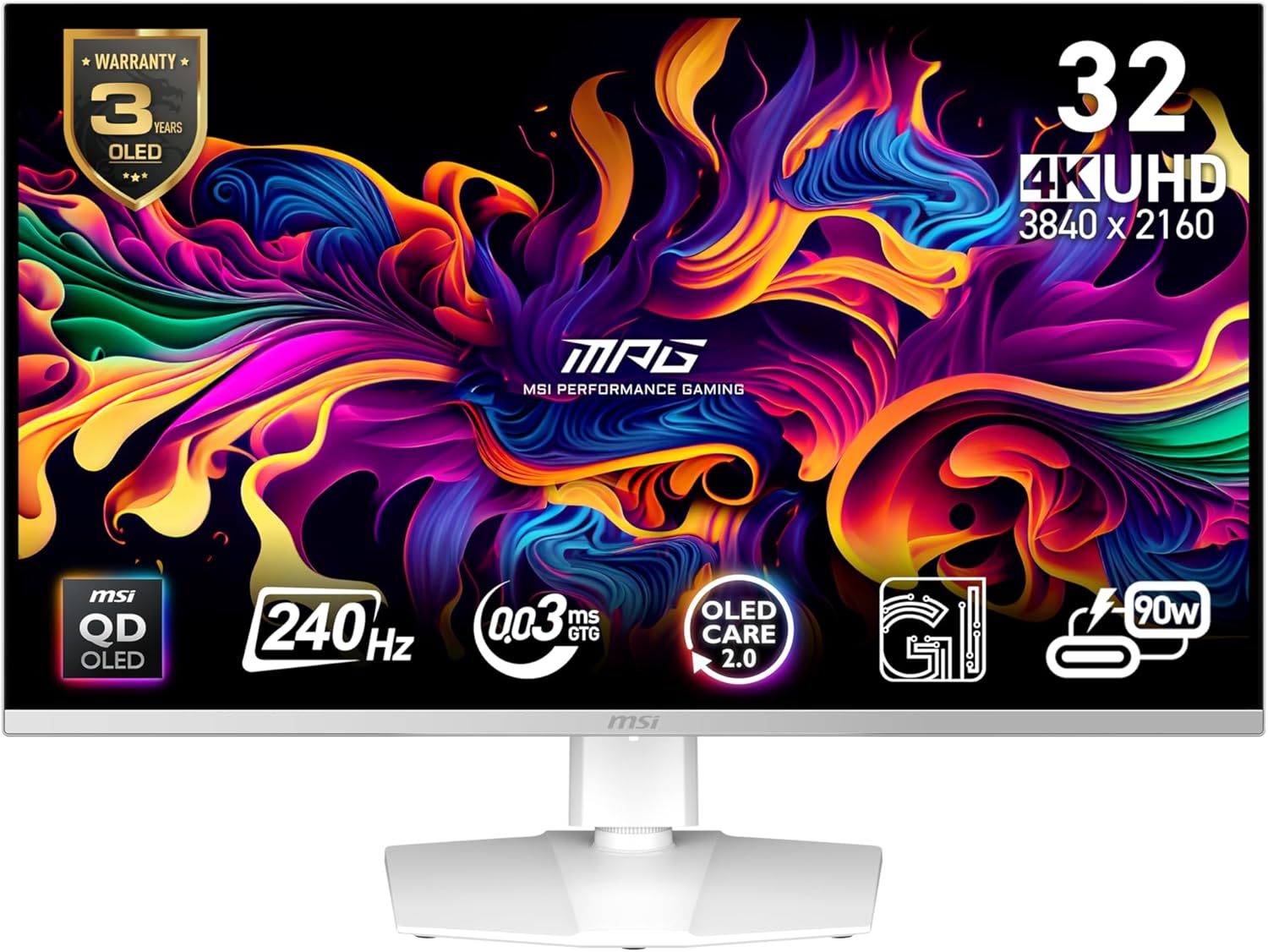 شاشة MSI MPG 321URXW 32″ 4K 240Hz QD-OLED - 1