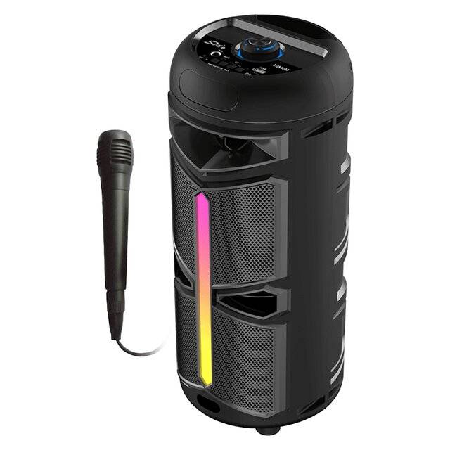 Sing-E ZQS4293 Mini 2.0 Channel 20W Bluetooth Speaker with Mic RGB Blue - 1