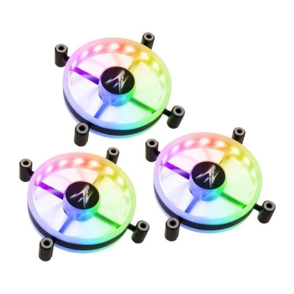 Zalman LF120 Air Cooler 120mm 3-Pack RGB Black - 1