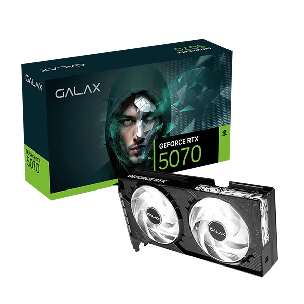 كارت شاشة GALAX GeForce RTX 5070 12GB GDDR7 1-Click OC Edition - 1