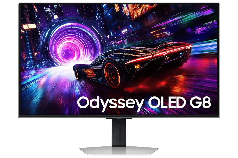 Samsung Odyssey G8 LS32FG810SMXUE 32″ 3840x2160 240Hz QD-OLED Monitor - 1