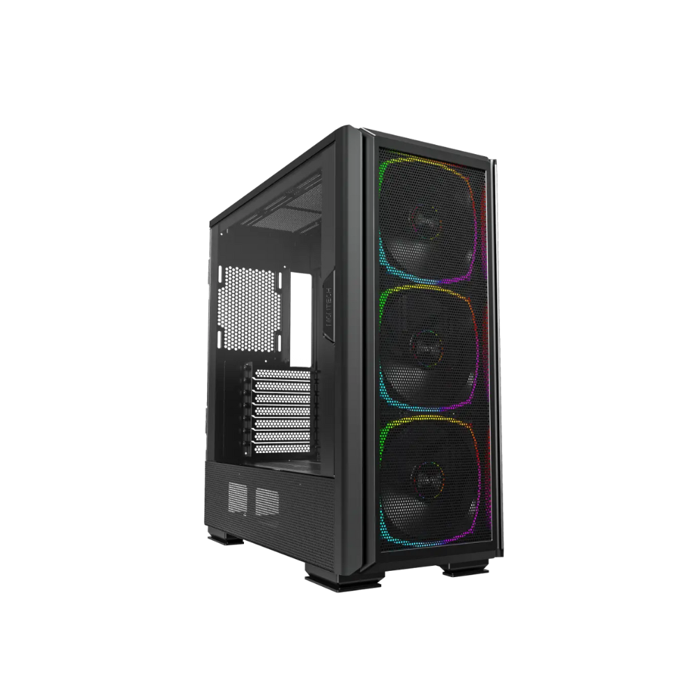 كيس Montech Sky Two GX Mid-Tower ATX E-ATX أسود - 1