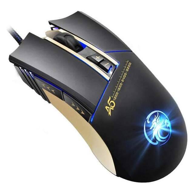 iMice A5 Gaming Mouse 3200 DPI Wired RGB Black - 1
