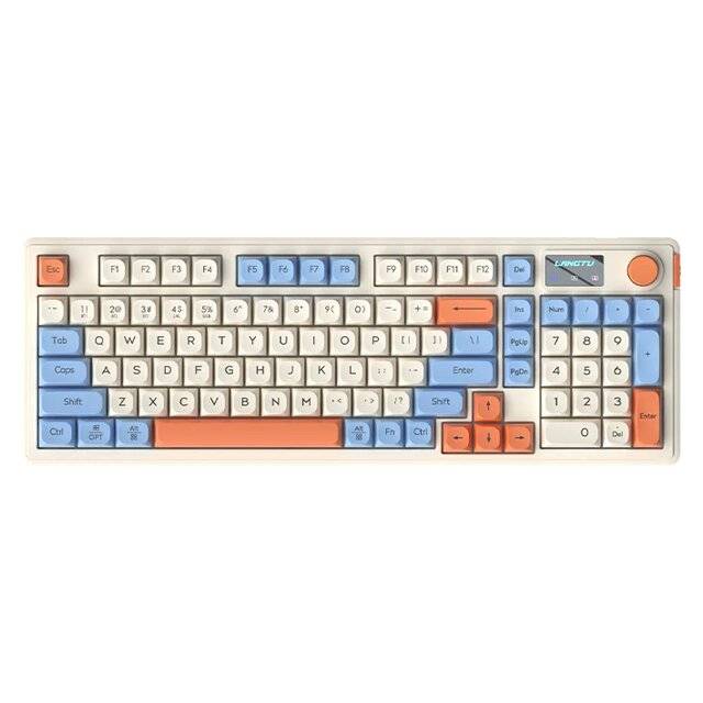 Langtu L98 96-Percent Membrane Keyboard Dual-Mode RGB - 1