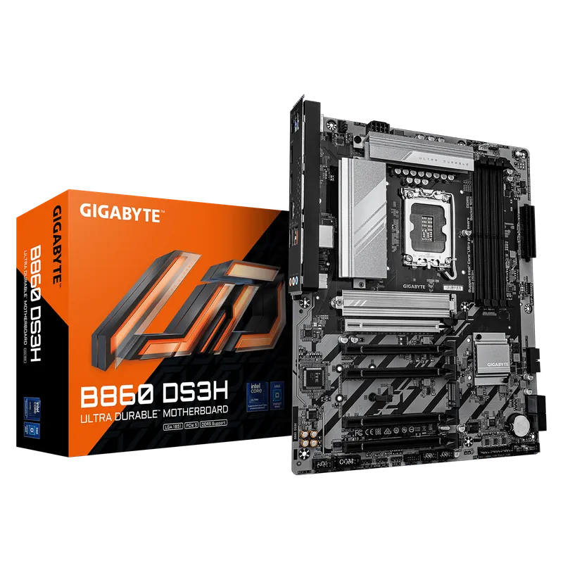 Gigabyte B860 DS3H LGA1851 ATX Motherboard - 1