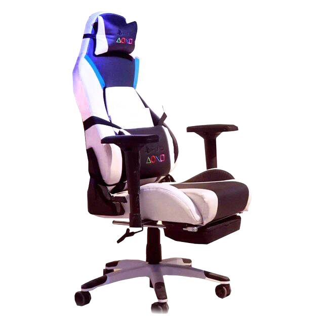 Playstation Gaming Chair White, Black and Blue - 1