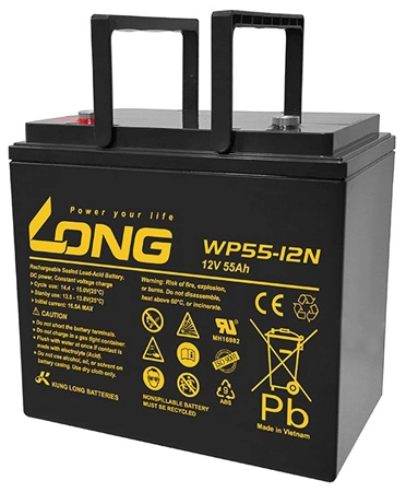 بطارية Long WP55-12N 12V 55Ah 198W - 1