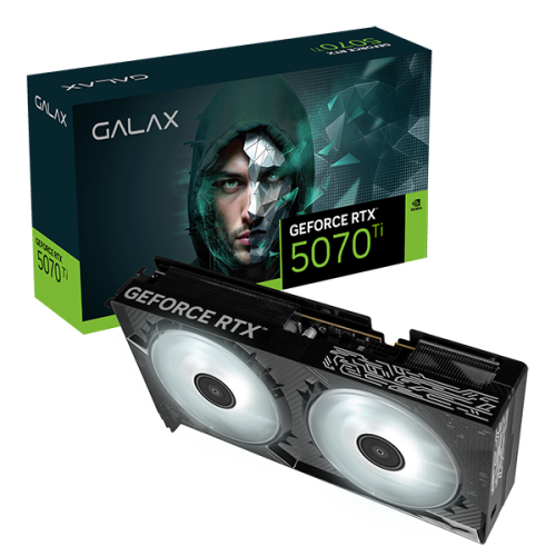 كارت شاشة GALAX GeForce RTX 5070 Ti 16GB GDDR7 1-Click OC Edition Black - 1